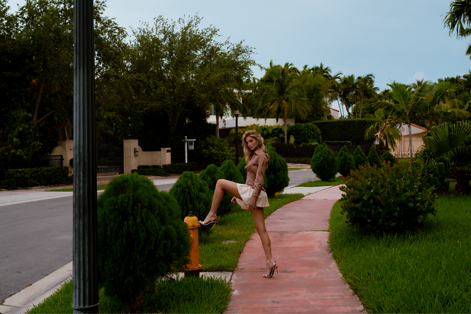 The Beaded Pleated Skirt